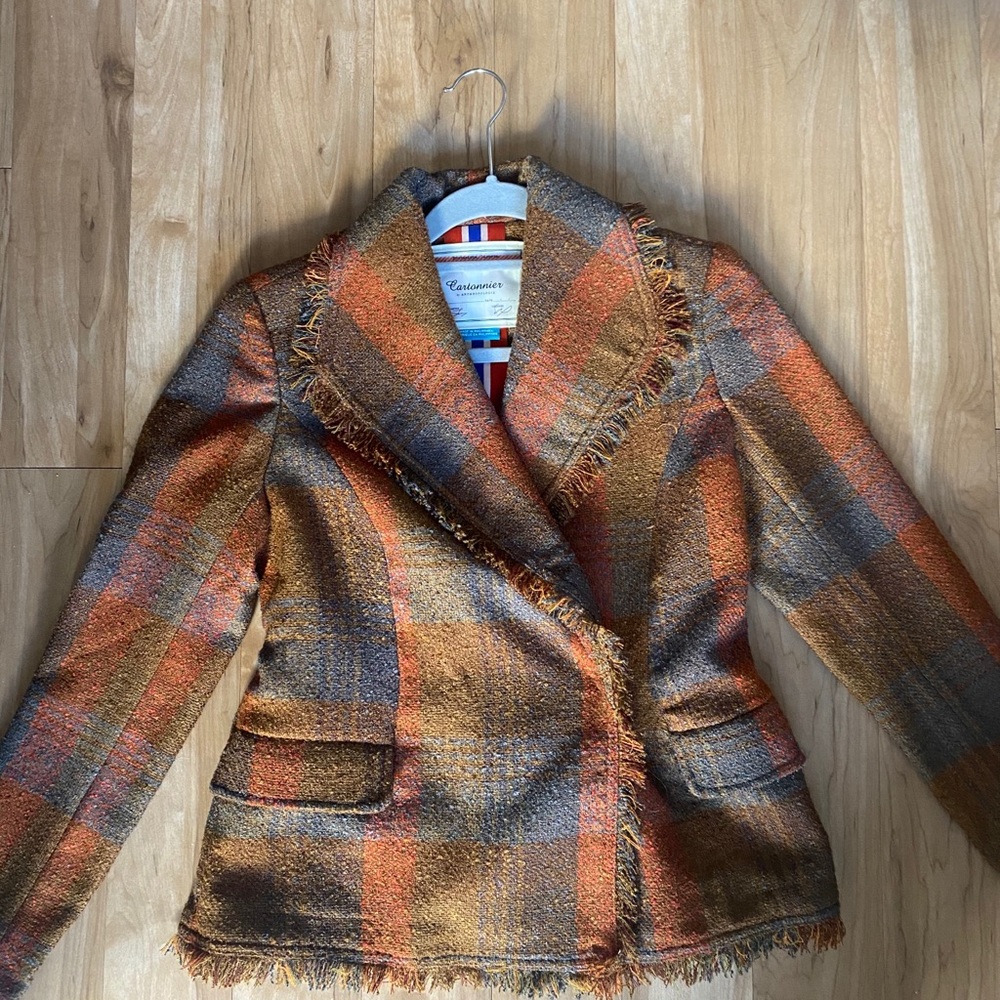 Anthropologie Silk Lined Blazer NWT SZ02 - Picture 4 of 5